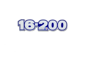 Emblema Vw '16-200' Grande Resinado 98/00