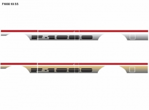 Faixa Original F-1000 93/... Super Series Prata