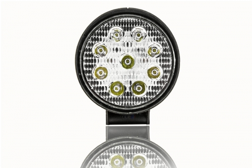 Farol Auxiliar Led Redondo Universal 6000k 10v/30v 27w