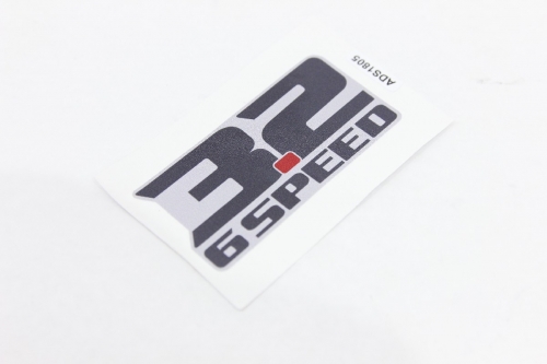 Emblema "3.2 6speed" Troller 15/19 Grafite