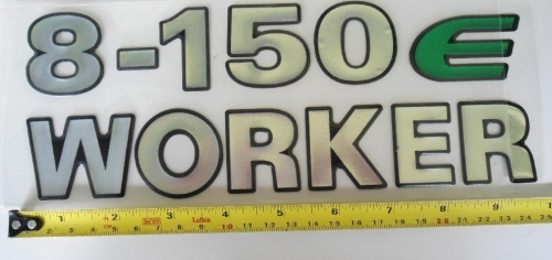 Emblema '8-150e' Frente Vw
