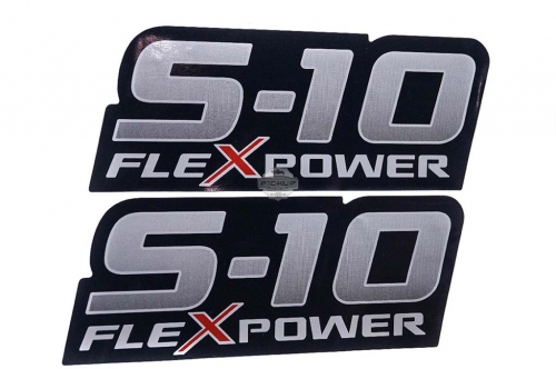 Emblema 'S10 Flex Power' 2009 Advance (Menor) Par