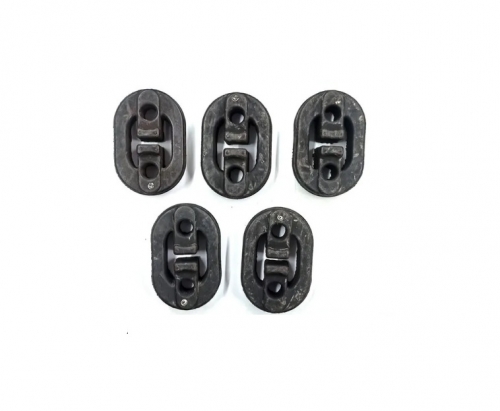 Kit Coxim Escapamento Mitsubishi Tr4 (5pçs) 2002 2003 2004 2005 2006 2007 2008 2009 2010 2011 2012