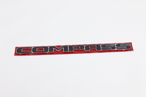 Emblema "compass" Cromado/Preto 16/... Lateral