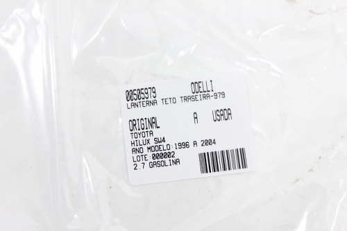 Lanterna Teto Traseira Hilux Sw4 96/04 Usado (979)