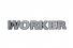 Kit Emblema Vw 8-120 Worker Resinado 4 Peças