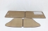 Forro Porta (Kit Forro Diant/Tras) Fusca .../77 (Marrom) C/ Bolsa