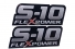 Emblema 'S10 Flex Power' 2009 Advance (Menor) Par