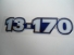 Emblema '13-170' Pequeno