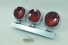 Kit Lanterna Foguinho Vermelho 3 Peças