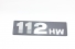 Emblema  '112hw' Lateral Scania (Plaqueta)