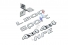 Kit Emblemas L200 Sport Hpe Tampa Tras Resinado 04/12 5 Peças
