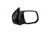 Kit Retrovisor S10 13/... Fixo Preto  Metagal 2 Peças