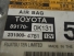 Módulo Air Bag Hilux 05/15 Usado