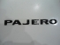 Emblema 'Pajero' Preto