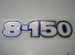 Emblema '8-150' Grande