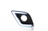 Moldura Farol Auxiliar Hilux 16/18 C/Led Drl Luz Diurna e Pisca